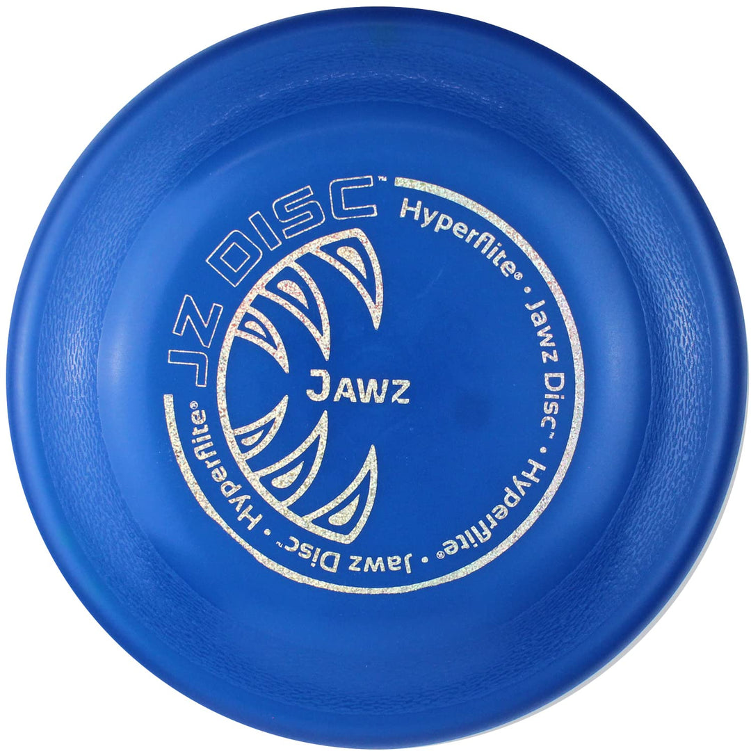 Hyperflite K10 Jawz robuste & bissfeste Hunde Frisbee BLAU X-Flash Anti Glanz | Für grosse & kleine