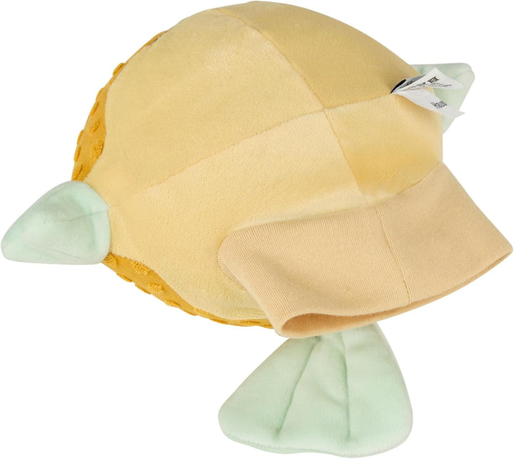 Sterntaler Handpuppe Kugelfisch aus weichem Flausch, Kinder- und Babyspielzeug, wattiert mit Polyest