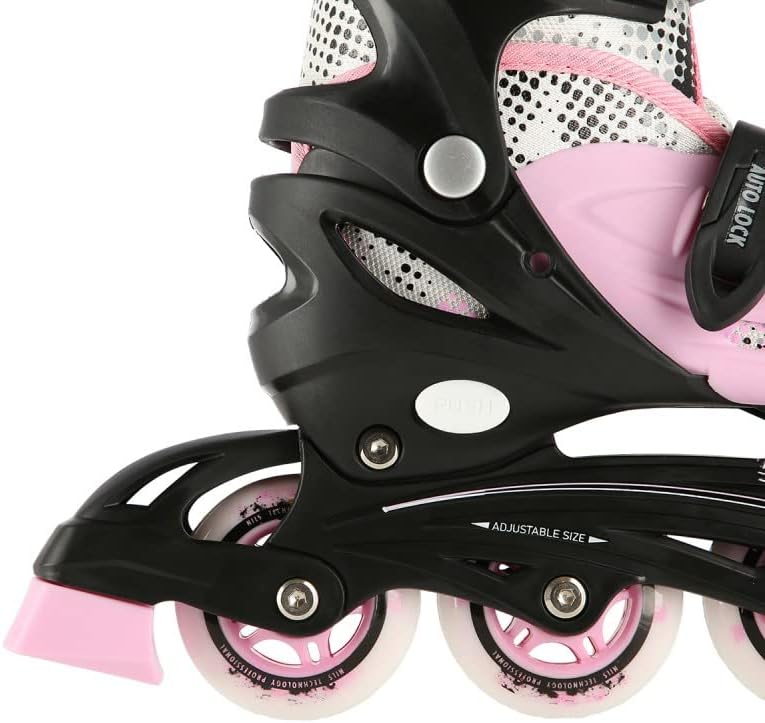 Nils Extreme 4in1 Eslem Inliner & Eishockey Schlittschuhe ROSA 31-34, ROSA 31-34