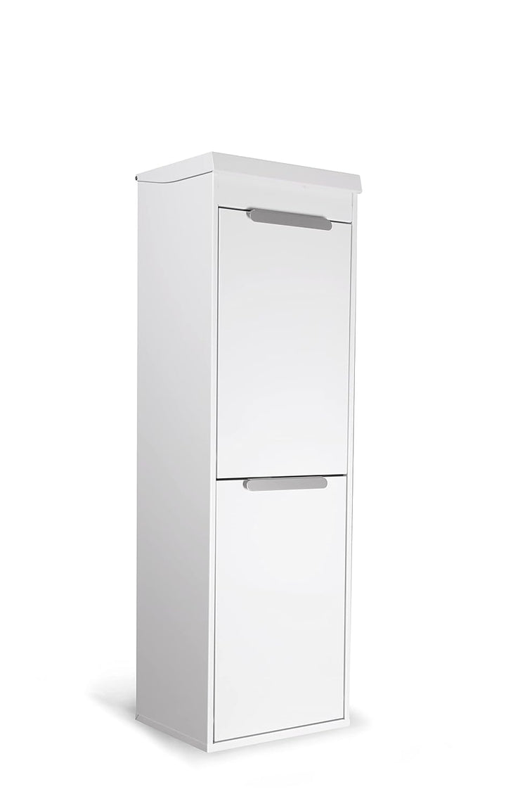 ARREGUI Ecoclas Plus CR221-E Recycling Abfalleimer/Mülleimer aus Stahl mit Aufbewahrungsbox mit Deck
