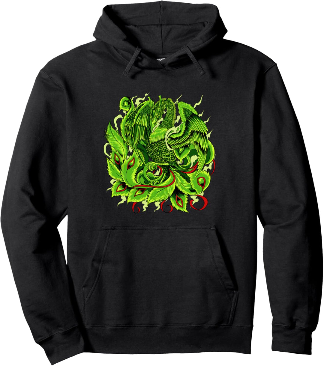 Fabelwesen aus Japan - Japanischer Phoenix Pullover Hoodie