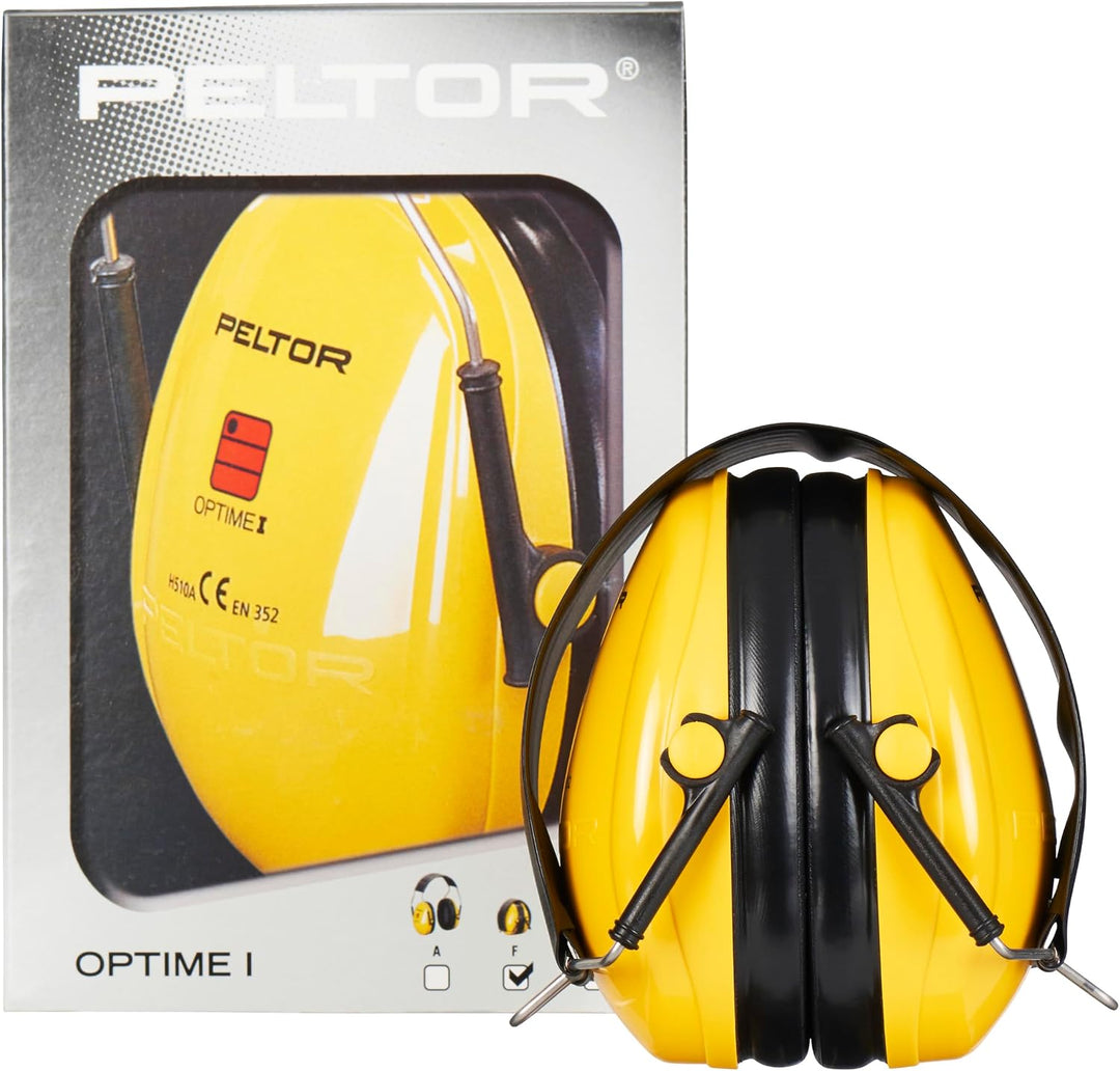 3M Peltor Optime I Kapselgehörschutz mit Faltbügel Optime 1 SNR = 28 dB, 1 Stück, Gelb