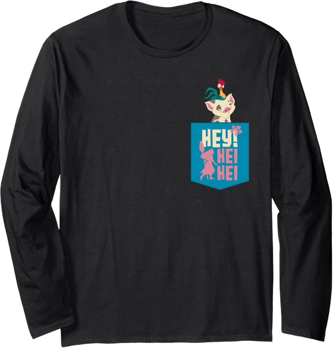 Disney Moana Pua Hey Hei Hei Langarmshirt
