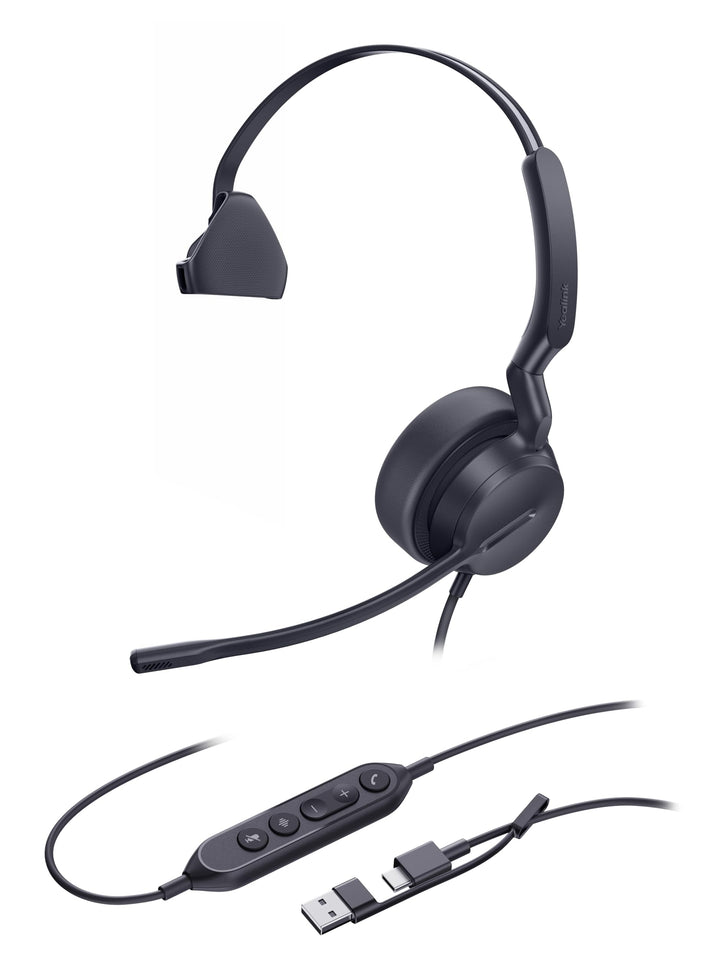 Yealink Headset UH42 Mono UC USB-C/A, UH42 Mono UC