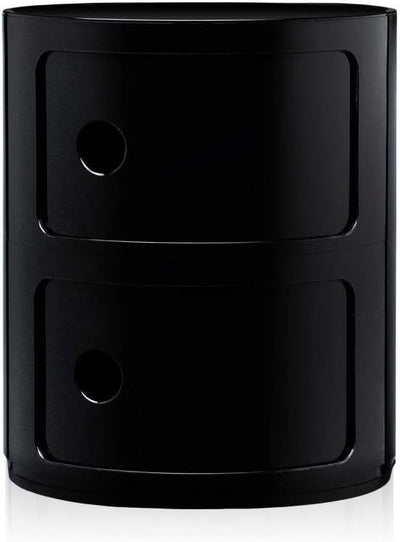 Kartell 496609 Container Componibili schwarz, 32 x 40 x 32 cm