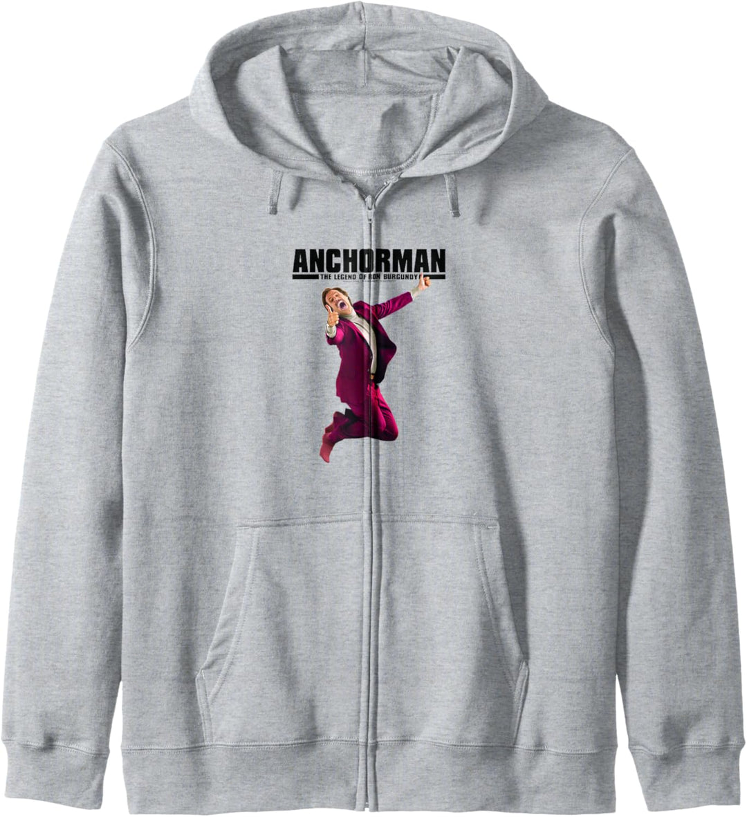 Anchorman Ron Burgundy Jumping Portrait Kapuzenjacke