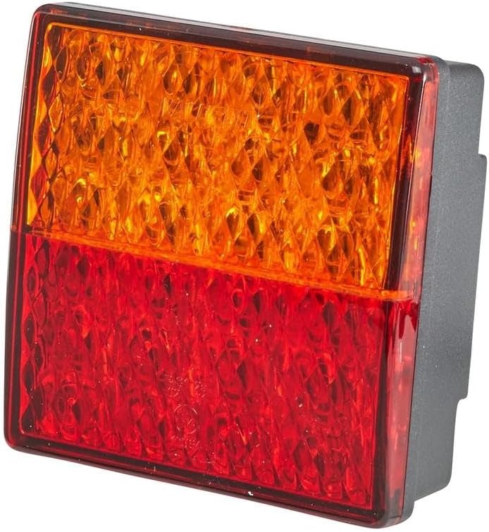 HELLA - Heckleuchte - Valuefit - LED - 12V - Anbau/geschraubt - Lichtscheibenfarbe: rot/gelb - Steck