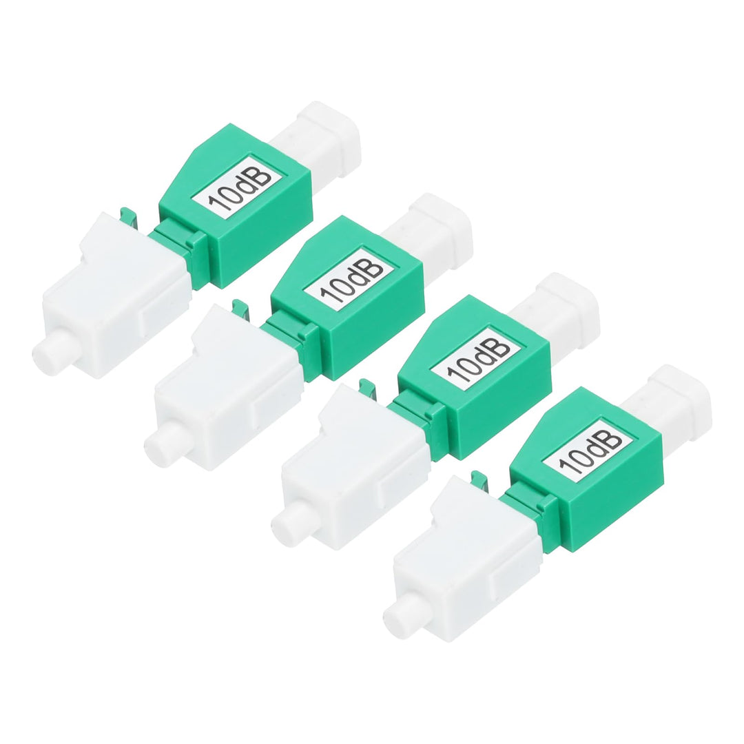 QUARKZMAN 10db LC Faser Dämpfungsglied, LC/APC Singlemode Glasfaser Verbinder Stecker zu Buchse für
