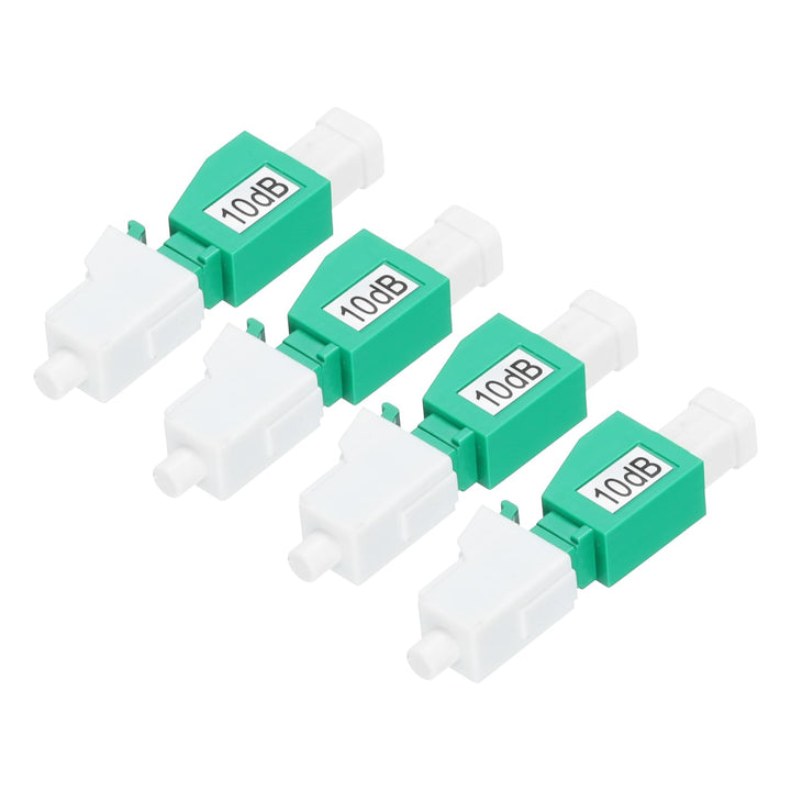 QUARKZMAN 10db LC Faser Dämpfungsglied, LC/APC Singlemode Glasfaser Verbinder Stecker zu Buchse für