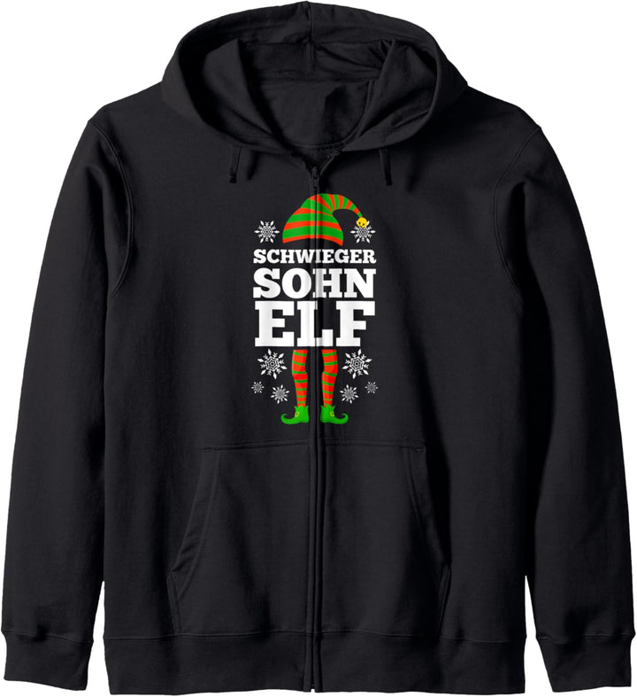 Schwiegersohn Elf Elfen Weihnachtself Weihnachten Kapuzenjacke