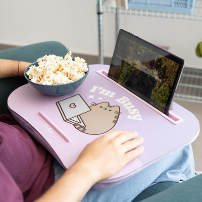 Grupo Erik Laptopkissen Pusheen The Cat Laptop Ständer Notebook Kissen 34 x 44 cm PC Zubehör Laptop