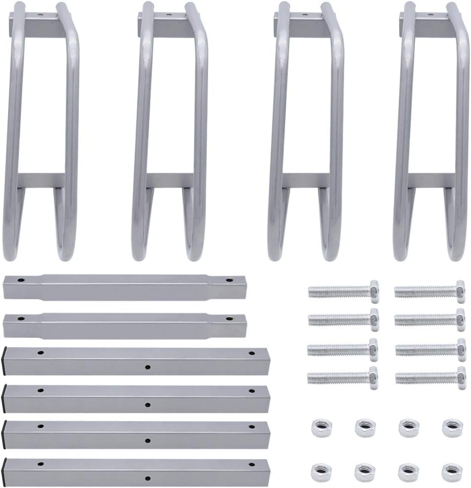 Eulenke Fahrradständer Metall Verzinkt Stahl - fahrradhalter 35-55mm Reifenbreite und 32cm Radabstan