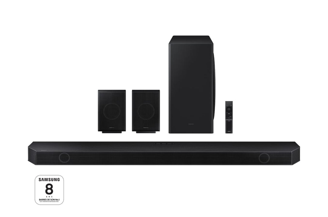 SAMSUNG Soundbar HW-Q930B/ZF mit Subwoofer und Lautsprecher, 9.1.4 Kanäle 540W 2022, Optimierter 3D