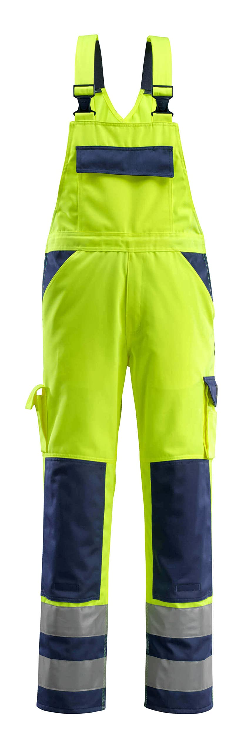 Mascot Latzhose "Barras" Grösse L90cm/C58, 1 Stück, gelb/marine blau, 07169-470-171-90C58
