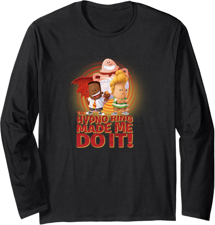 Captain Underpants Hypno Ring hat mich dazu gebracht Langarmshirt