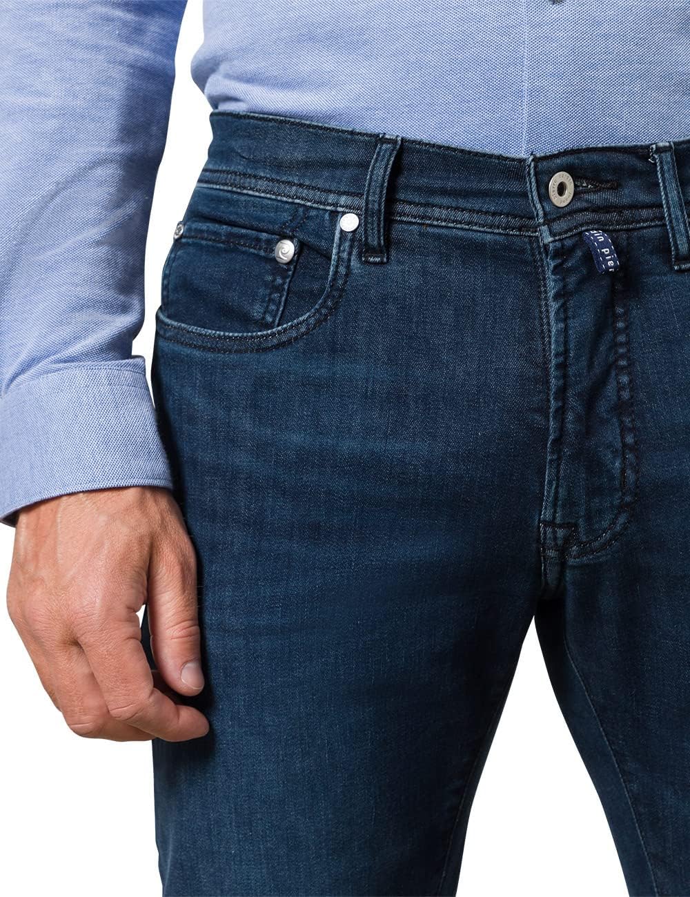 Pierre Cardin Herren Lyon Jeans 33W / 36L Used Blue, 33W / 36L Used Blue