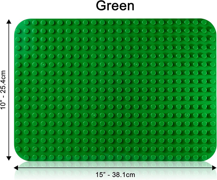 Apostrophe Games Grosse Baustein-Grundplatten, die mit Allen gängigen Marken kompatibel sind (4er-Pa