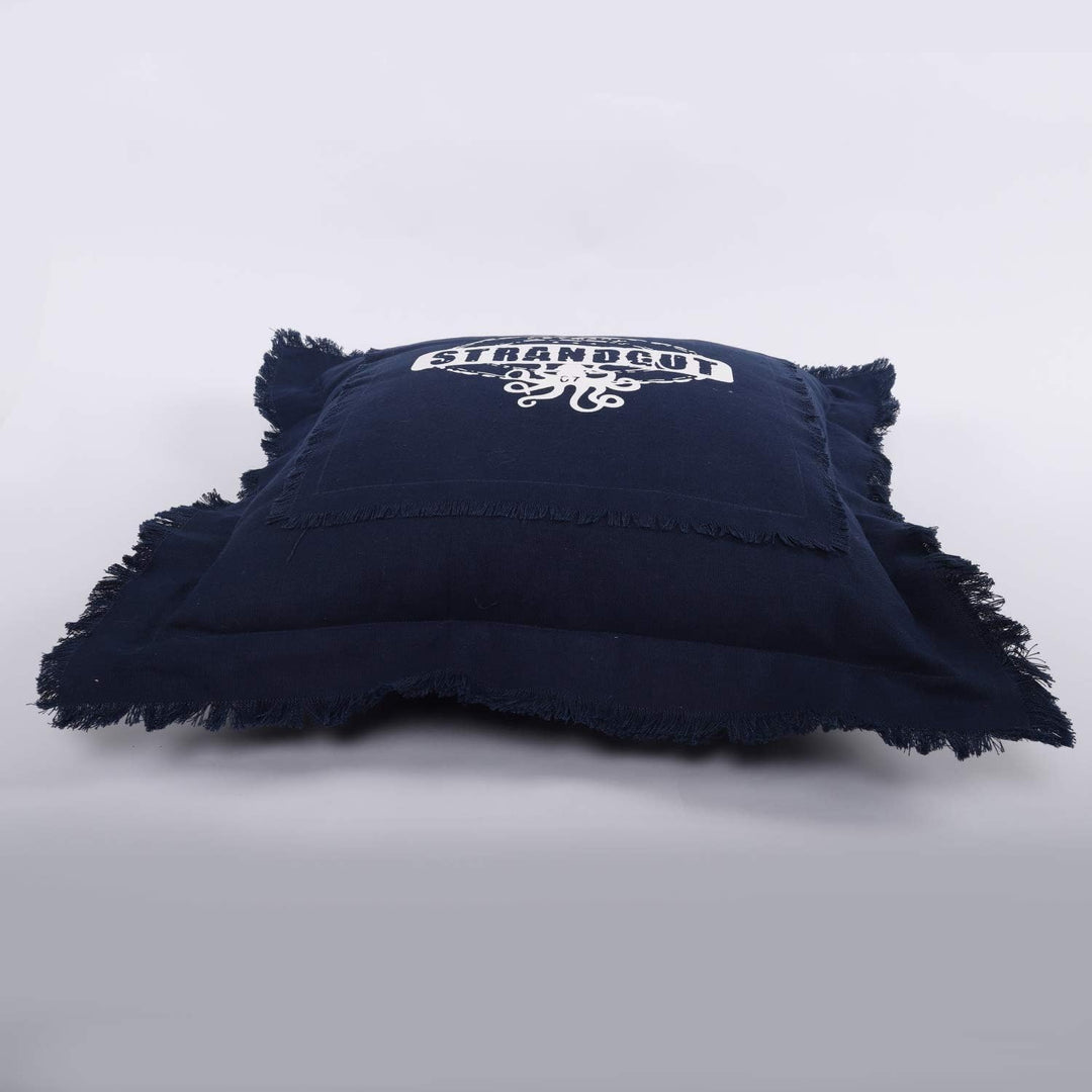 Kissen mit Reissverschluss, 53 x 53 cm, Dunkelblau 53 x 53 cm Dunkelblau, 53 x 53 cm Dunkelblau