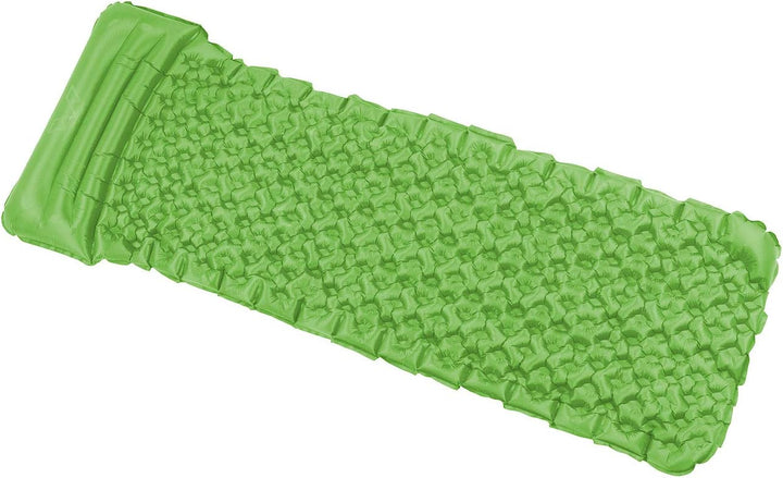 Semptec Urban Survival Technology Luftmatte: Outdoor-Luftmatratze mit integriertem Kopfkissen, aufbl