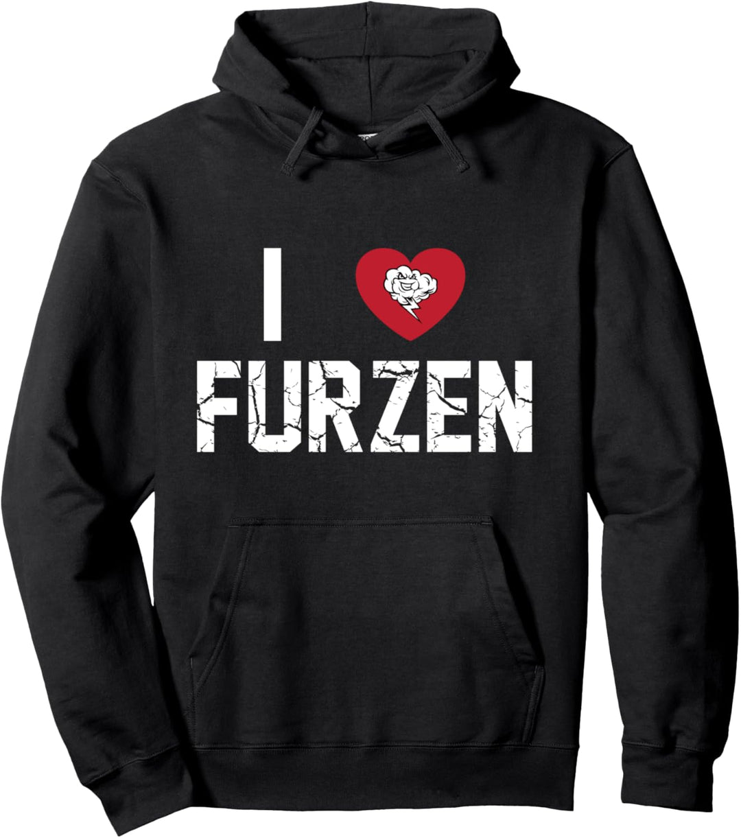 I Love Furzen Ich liebe Pupsen Frau Spass Sarkasmus Ironie Pullover Hoodie