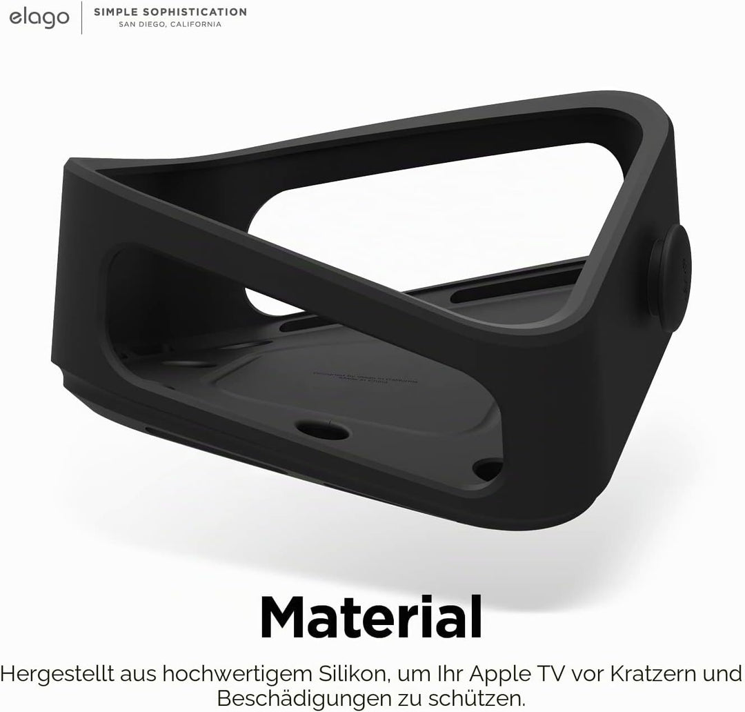 elago Mehrfachmontage Kompatibel mit Apple TV 4K 3rd Generation (2022) - 3 Montageoptionen: Magnet,