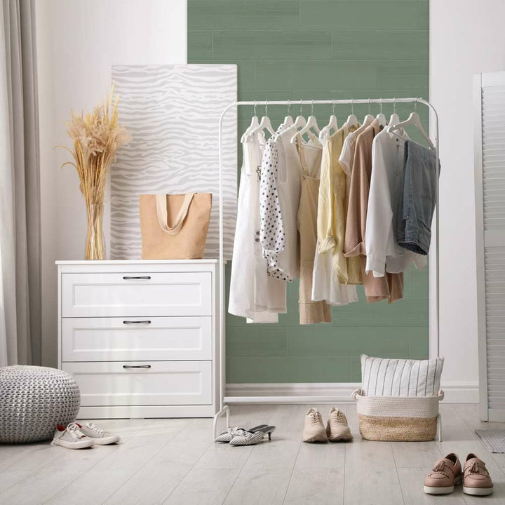 SUN WOOD Stick-it bunte Wandverkleidung aus Holz zum Kleben – 0,48 m² (3 Paneele) selbstklebende Wan