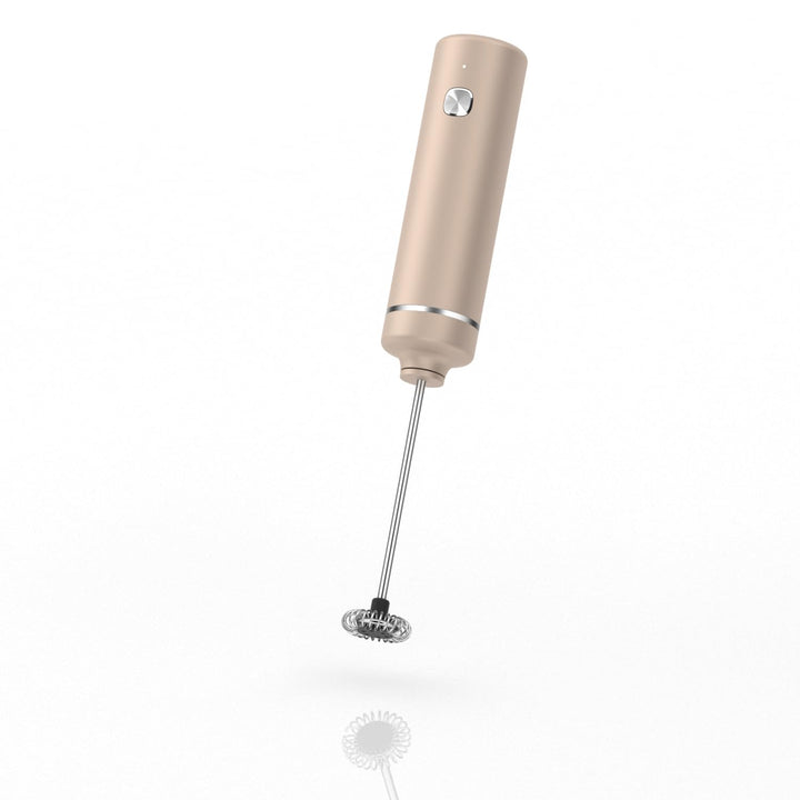 AdHoc Moro Milchaufschäumer MS34 (Kupferfarben/Light Copper), elektrisch & wiederaufladbar (USB-C),
