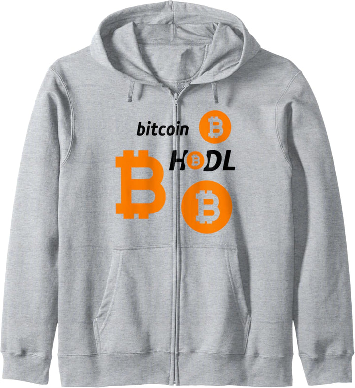 Bitcoin Official Logo Bitcoin Hold Gifts For Crown Men Women Kapuzenjacke