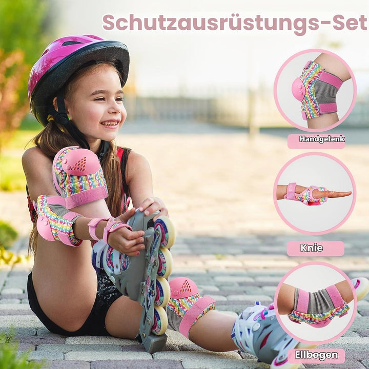 BOSONER Knieschoner Kinder Schoner Inliner: Protektoren Knieschützer Kinder Knie und Ellenbogenschüt