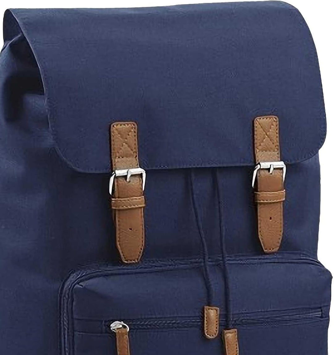 Vintage Laptop Backpack, French Navy
