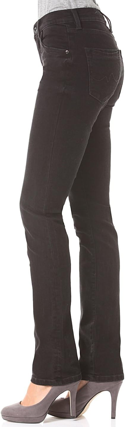 Pepe Jeans Damen Victoria Jeans, Schwarz (Denim), 26W/34L (Herstellergrösse: 36)