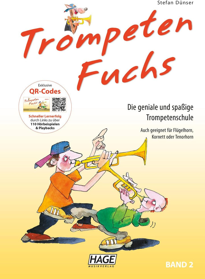 Trompetenfuchs 2 und 3 mit Online QR Codes: (Starterset) - Trompeten Fuchs Band 2 und Band 3 - ISBN