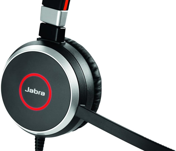 Jabra Evolve 65 SE Drahtlose Stereokopfhörer — Bluetooth, Mikrofon mit Geräuschunterdrückung, lange