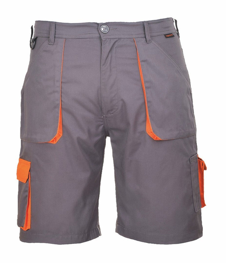 Portwest Portwest Texo Kontrast-Shorts, Grösse: L, Farbe: Grau, TX14GRRL, L