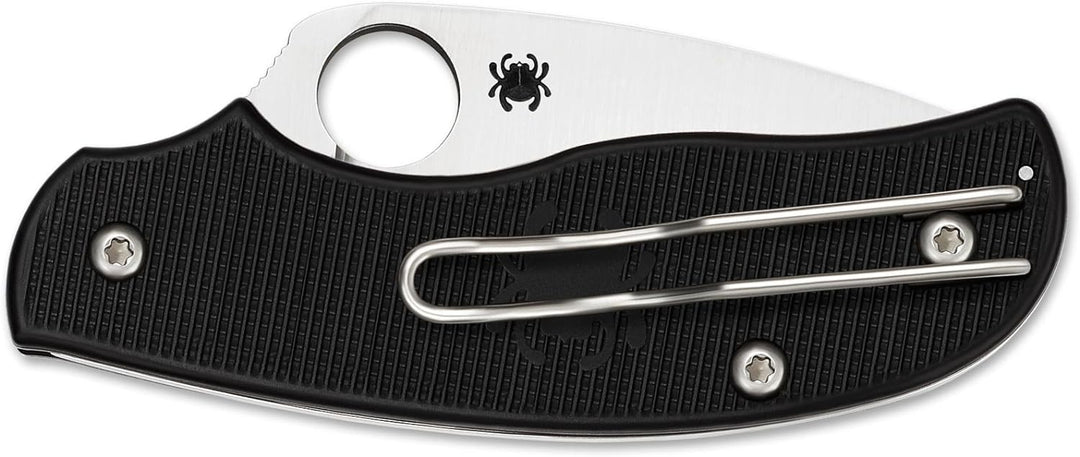 Spyderco C127PBK Urban Lightweight Taschenmesser aus N690-Stahl und Kunststoff in der Farbe Schwarz