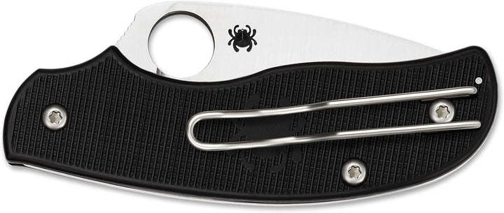 Spyderco C127PBK Urban Lightweight Taschenmesser aus N690-Stahl und Kunststoff in der Farbe Schwarz
