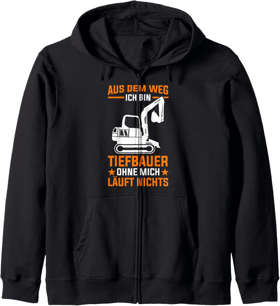 Tiefbauer Tiefbau Kapuzenjacke