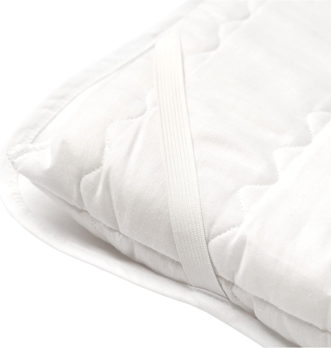 FlyIdeas Spannbettlaken 80x160 cm fur Babybett, 2 STK. - 1 Spannbettlaken + 1 Wasserfester Matratzen