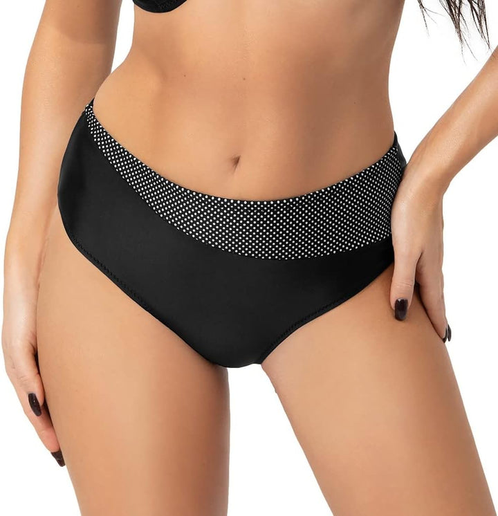 Selente My Secret Damen moderner Bikini mit Bügel-Top in grossen Grössen (Made in EU) 80E Schwarz mi