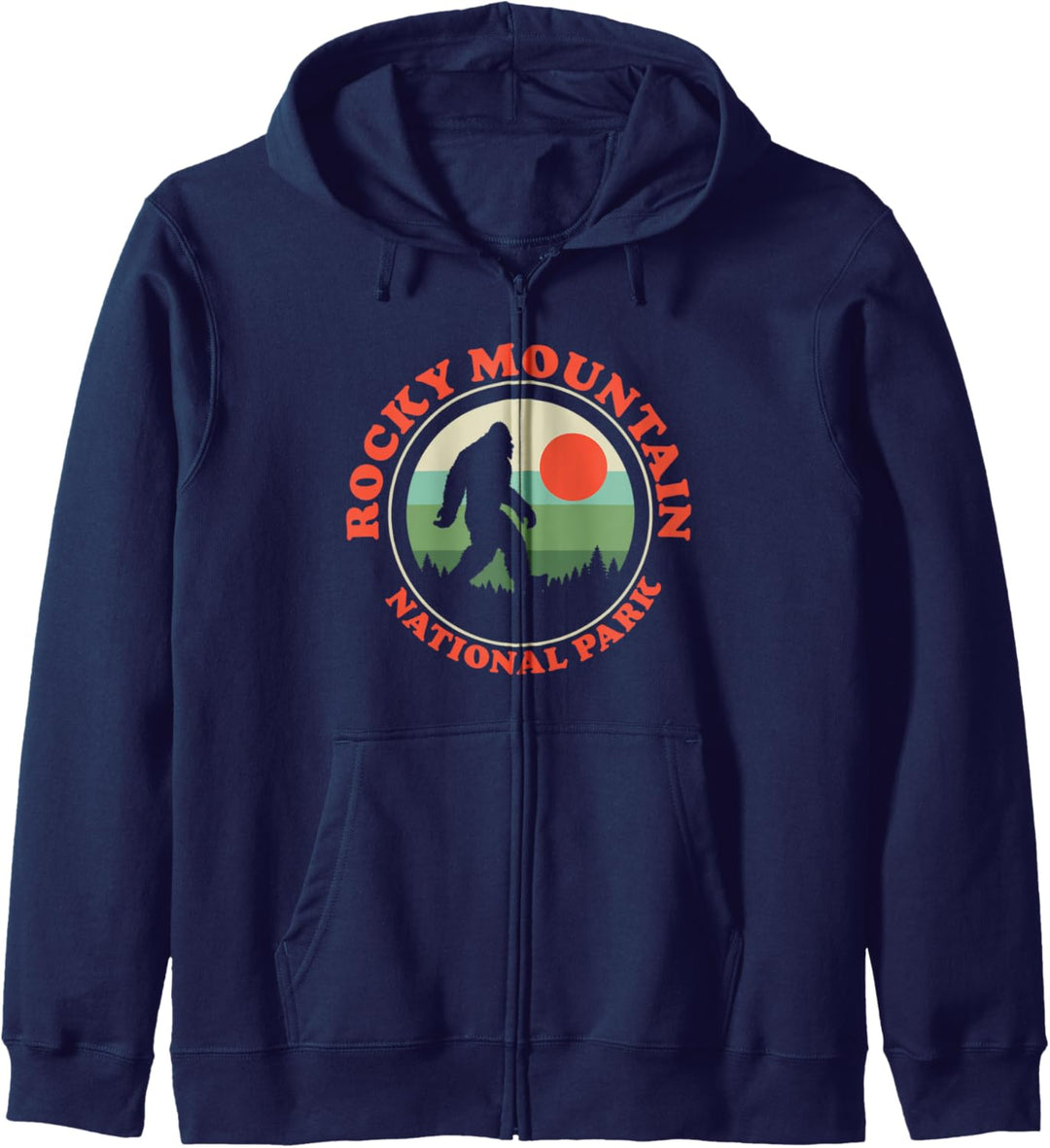 Rocky Mountain National Park Bigfoot Nature & Outdoor Kapuzenjacke