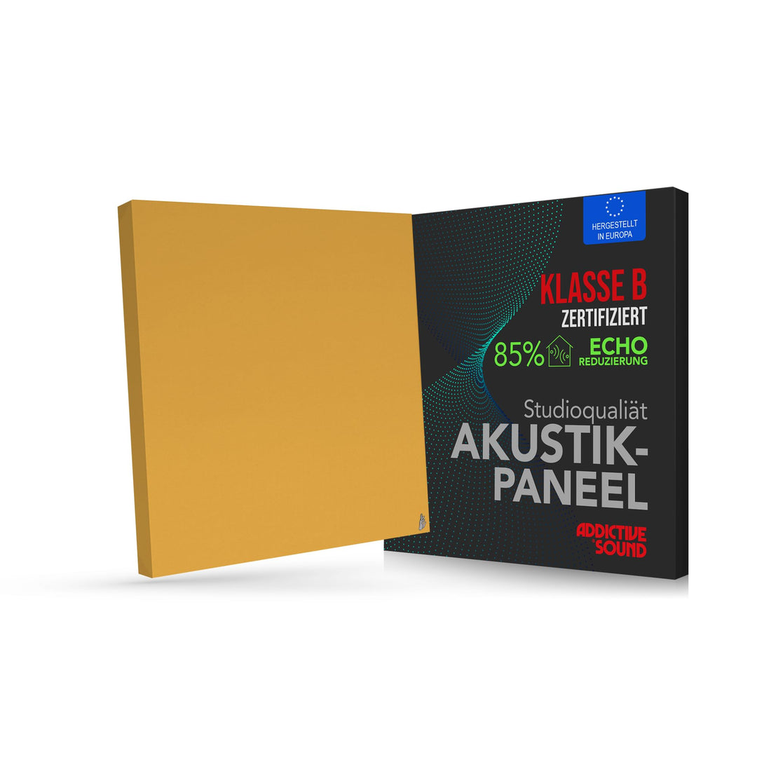 Addictive Sound Schalldämmung Wand 50x50x6 cm Premium - Akustikpaneele Wand - Schallabsorber Bild -