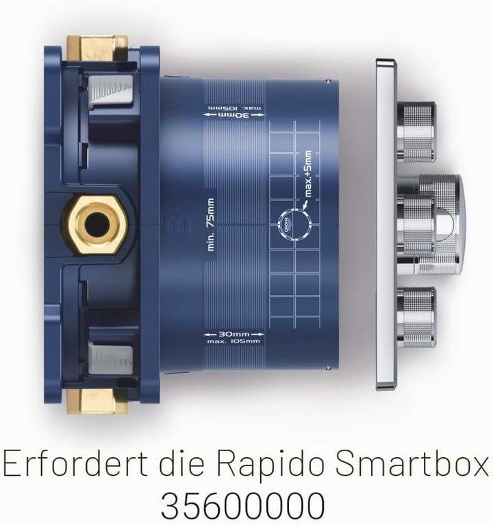 GROHE Smartcontrol | Brause- und Duschsysteme - Unterputzmischer | mit einem Verbraucher | 29147000