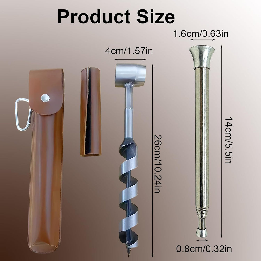 Bushcrafts Hand Auger, Handbohrer Bushcraft, Holzbearbeitung Handbohrer, Schlangenbohrer Bushcraft M