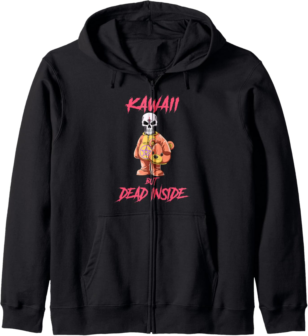 Dead Inside - Sarkastische Parodie Skelett Kapuzenjacke