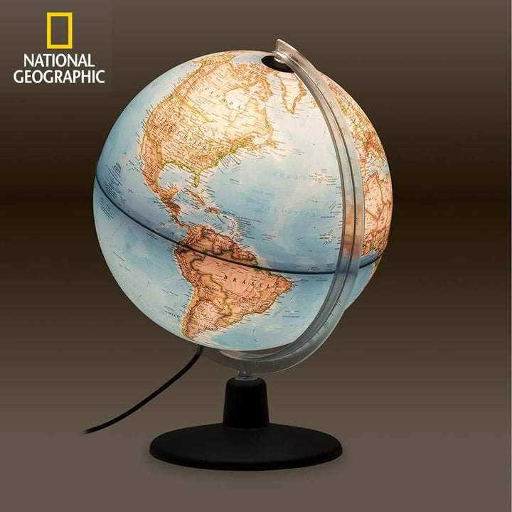 TECNODIDATTICA Globus NATGEO 30 | Offizielle Physikalische Polizei National Geographic Classic | bel