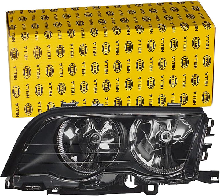 HELLA 1AL 008 403-021 FF/Halogen-Hauptscheinwerfer - rechts - für u.a. BMW 3 (E46), Rechts