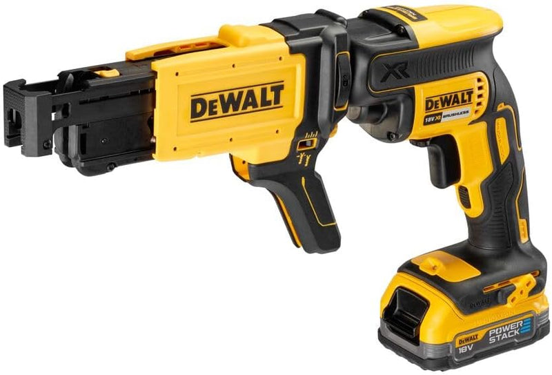 DeWalt Akku-Trockenbauschrauber / Schnellbauschrauber (18 Volt, 5.0 Ah, bürstenlos, inkl. Magazinvor