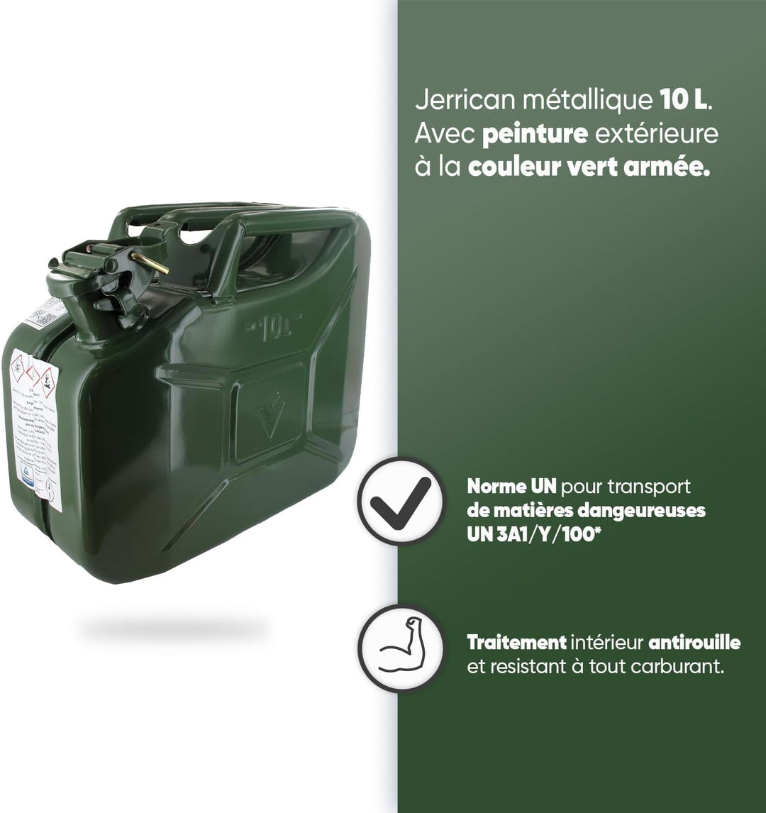GREENSTAR 10198 Kanister metallic F1891, schwarz, 17161 10 L, 10 L