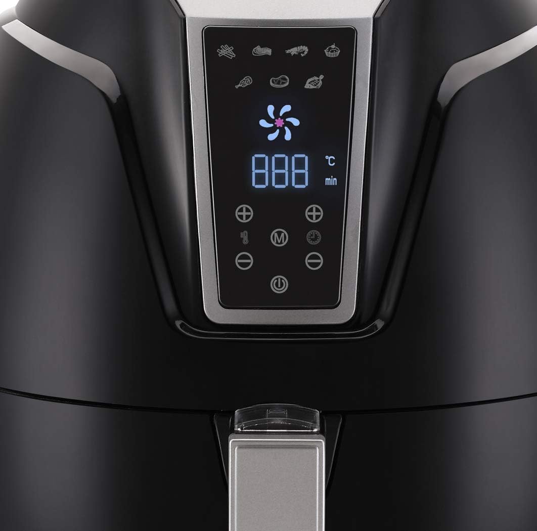 Heissluftfritteuse Premium 3.2L - Airfryer Mit Touch-Bedienfeld, Neueste Technik, 100% knusprig mit