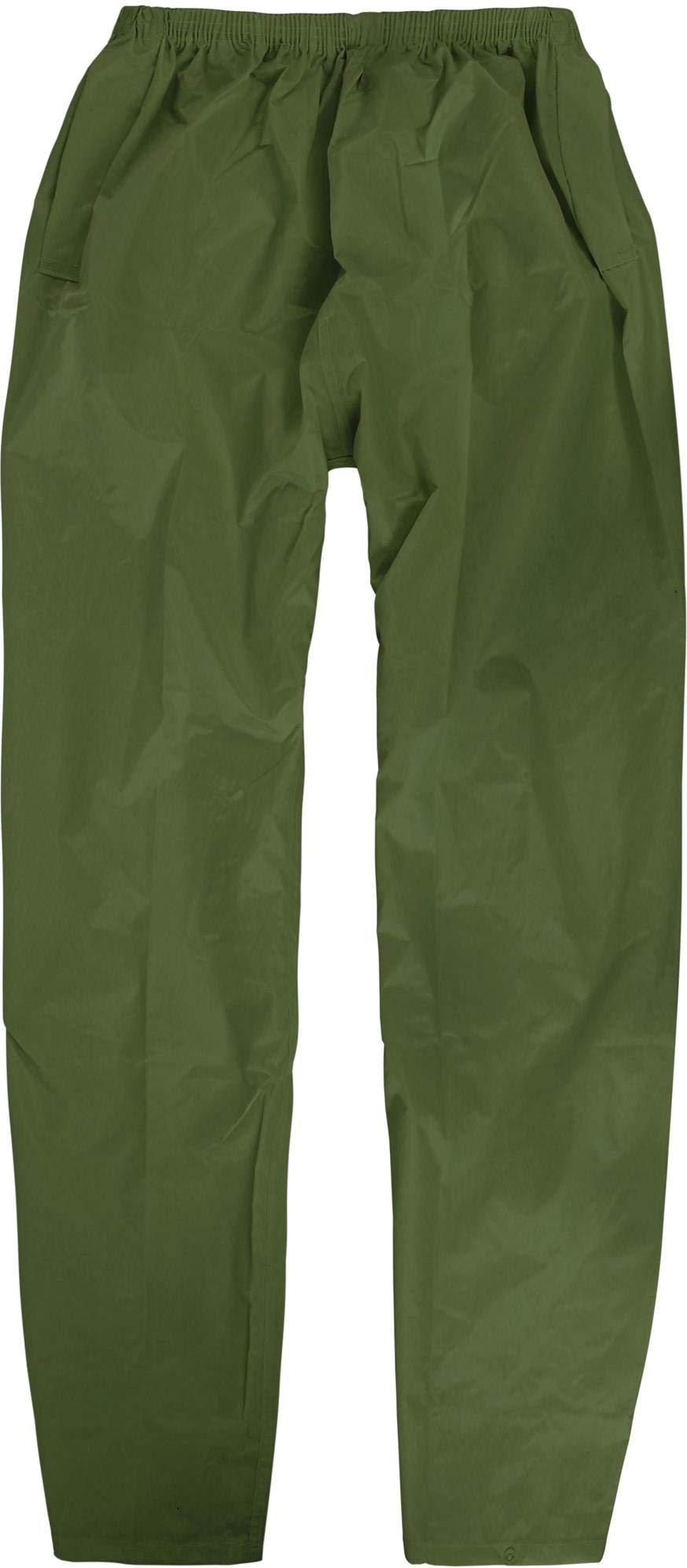 normani Unisex Erwachsene Regenhose, 100% wasserdichte Überhose, Olive